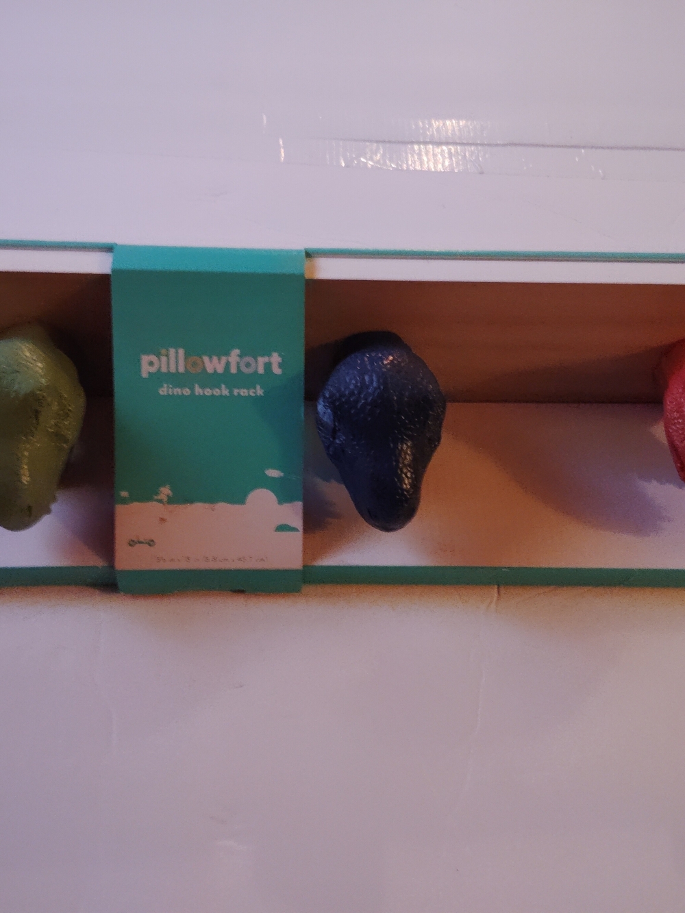 pillowfort Blue Dino Hook Rack - Pillowfort